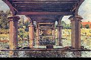 Alfred Sisley Unter der Brucke von Hampton Court Sweden oil painting artist